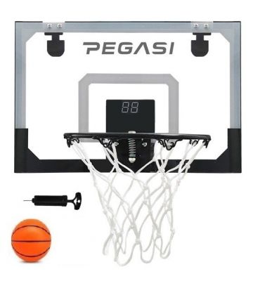 Pegasi mini basketbalbord deur Led 45x30cm